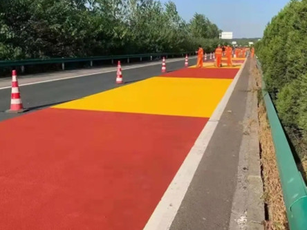 海安道路路面改色施工