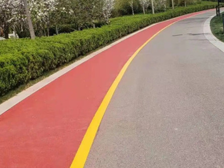 海安小区沥青路面改色