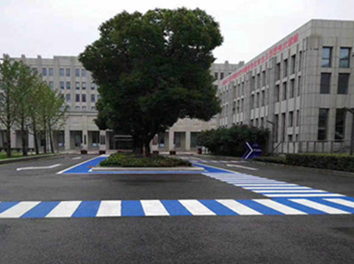 海安厂区划线施工